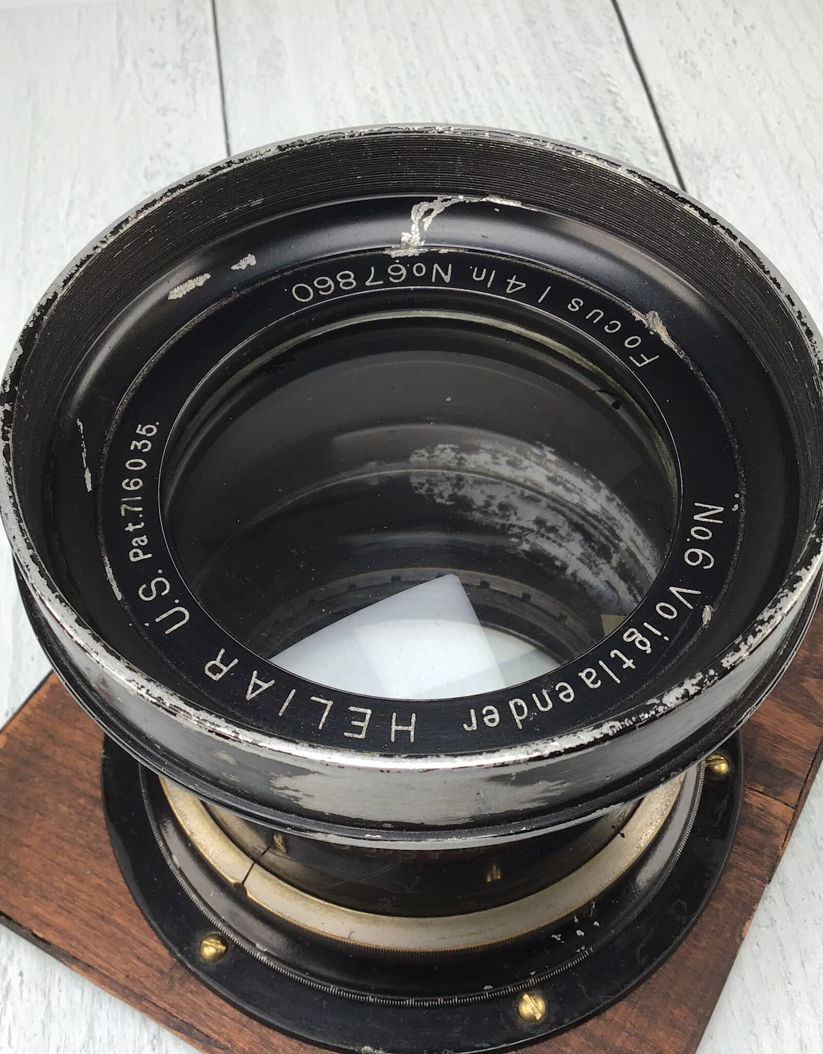 Voigtlander Voigtlander Heliar 14 inch f4.5 Lens w/ Mountin Flange Used Fair