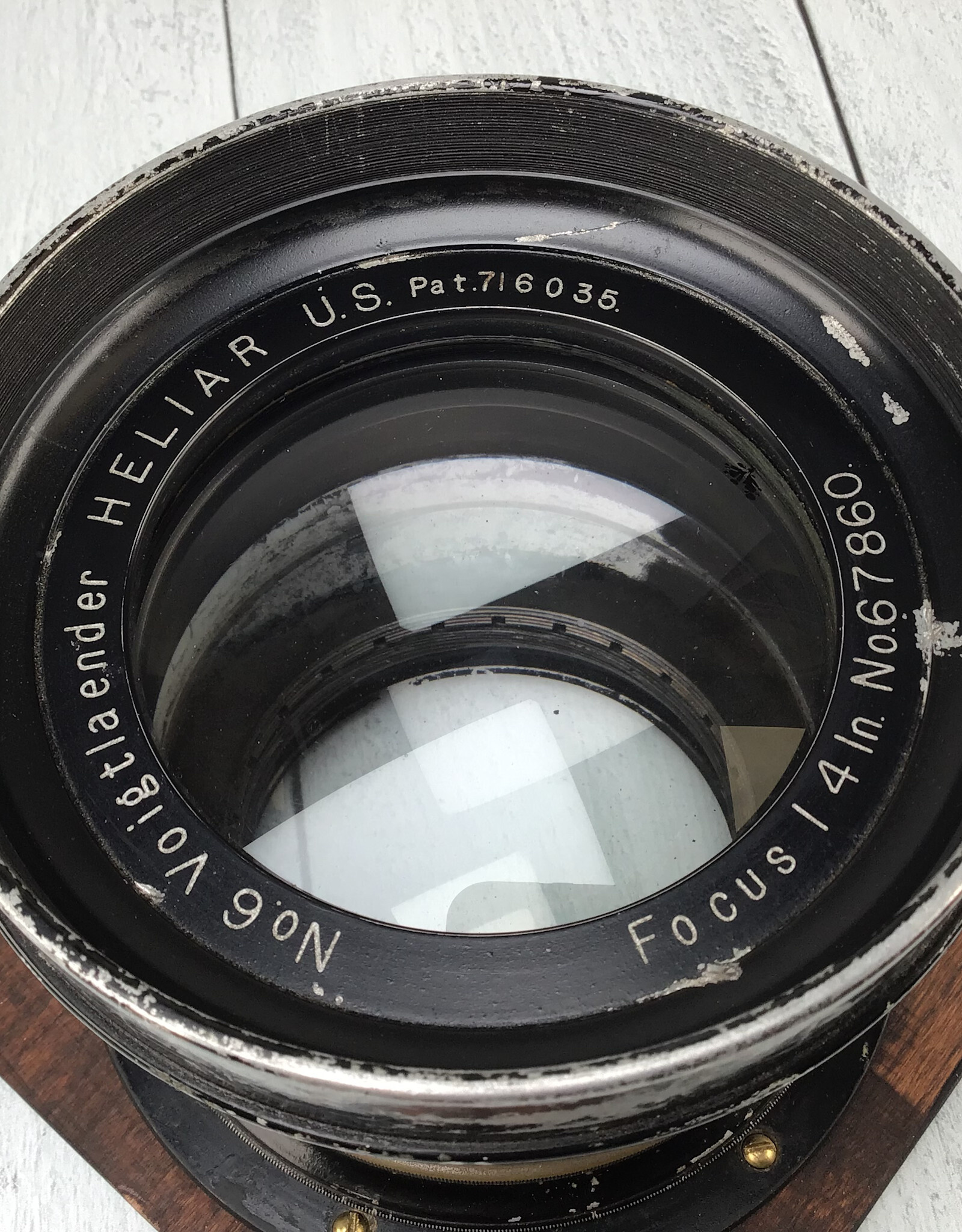 Voigtlander Voigtlander Heliar 14 inch f4.5 Lens w/ Mountin Flange Used Fair