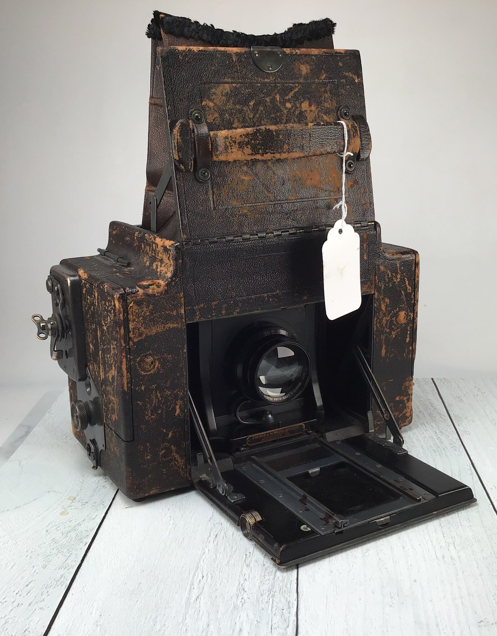 graflex Graflex 3A Camera w/ Bausch & Lomb 5x7  Used Disp