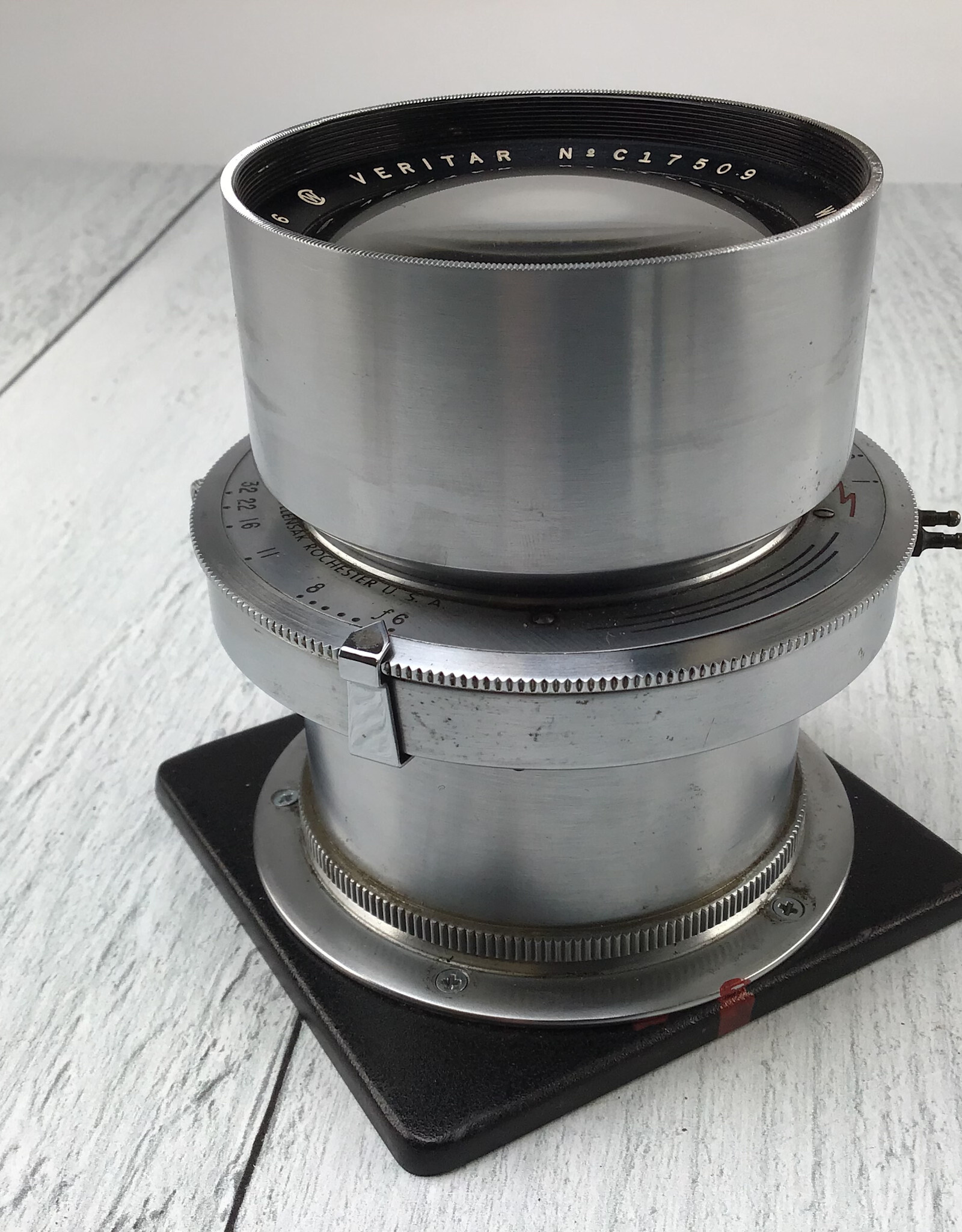 Wollensak Wollensak Veritar 10 Inch 254mm f6 Lens in Alphax Shutter Used Fair