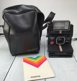POLAROID Polaroid One Step Plus Camera w/ Q Light Used Good