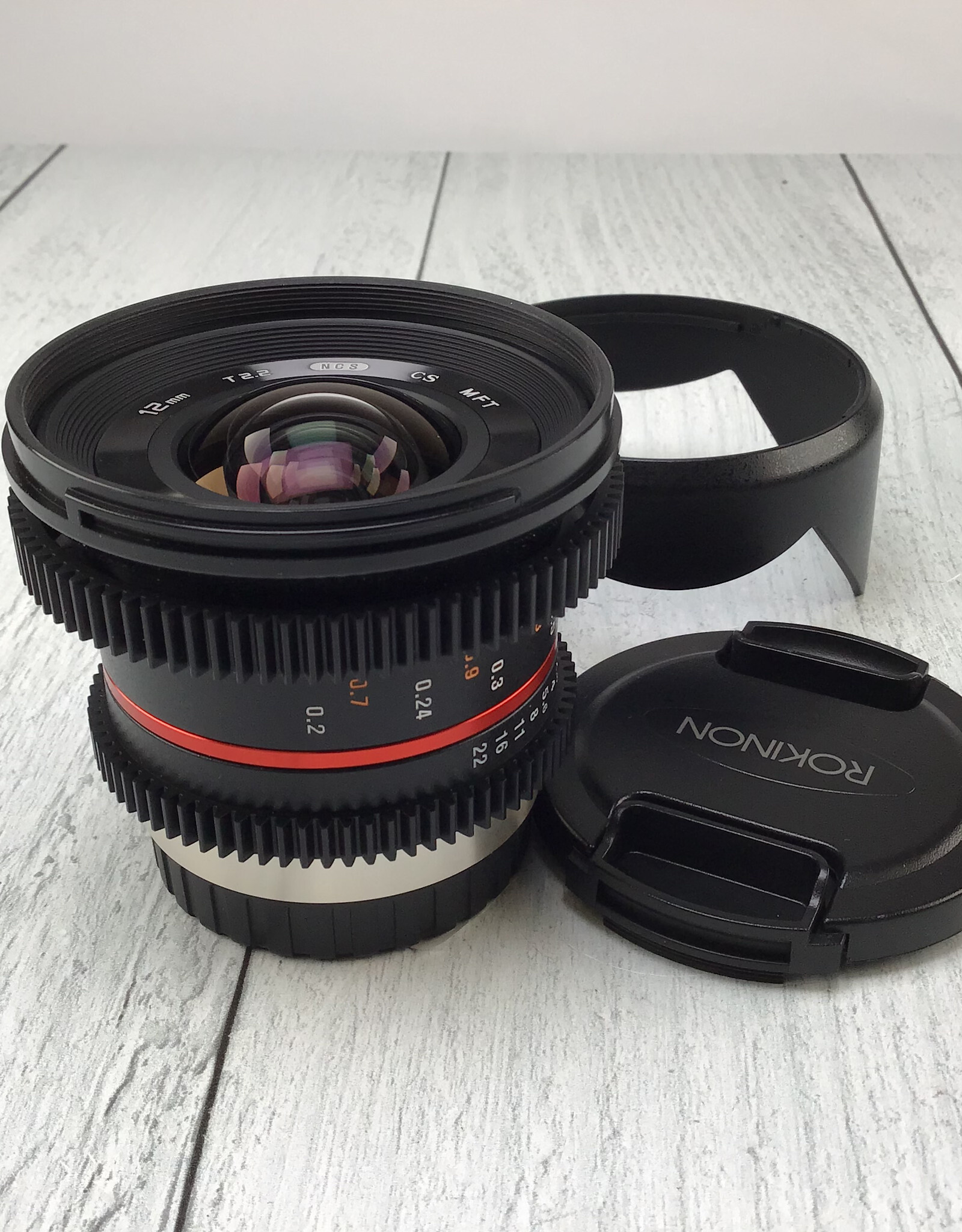 ROKINON Rokinon 12mm T2.2 ED AS IF NCS M43 Mount Lens Used EX