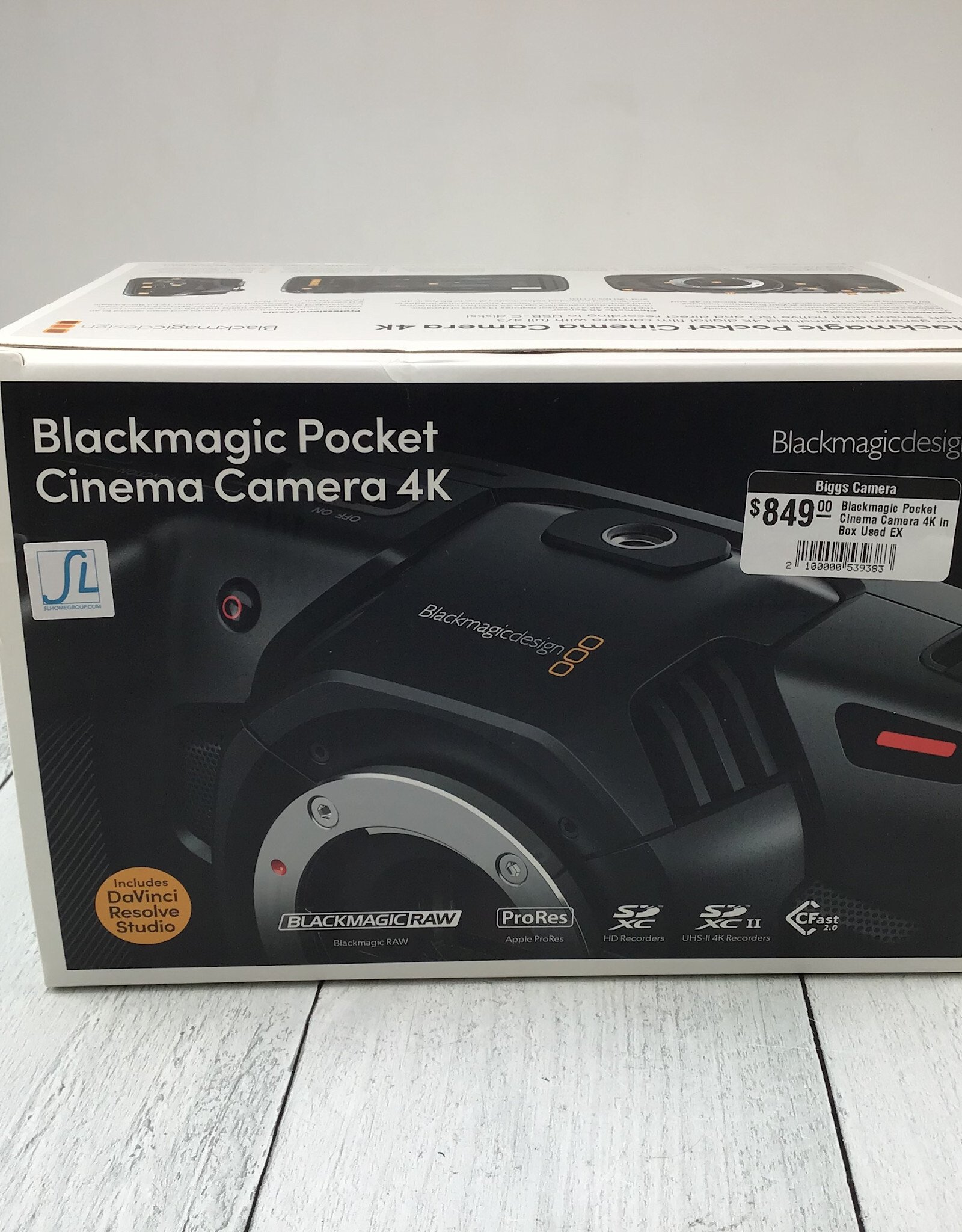 Blackmagic Design Blackmagic Pocket Cinema Camera 4K in Box Used EX