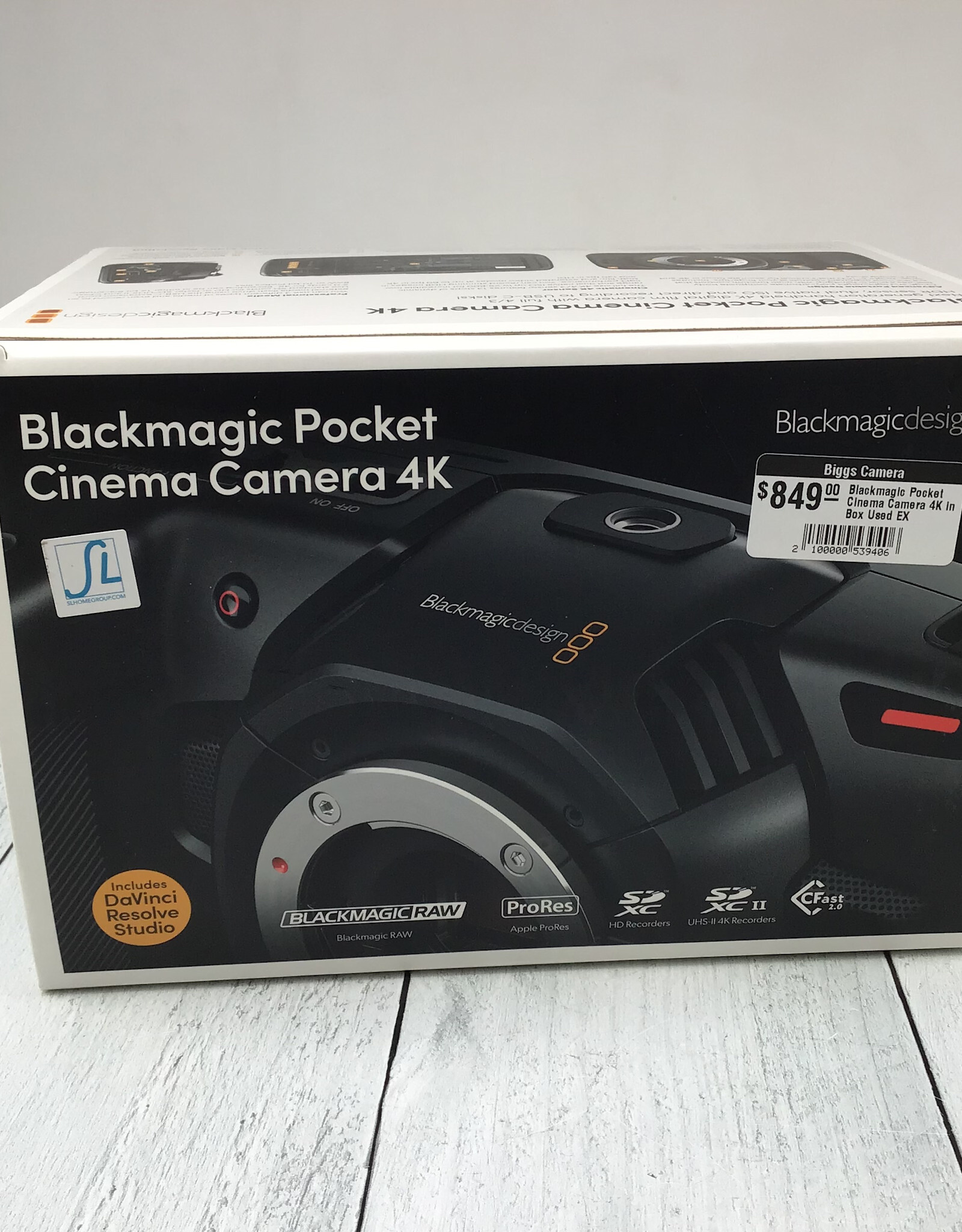 Blackmagic Design Blackmagic Pocket Cinema Camera 4K in Box Used EX