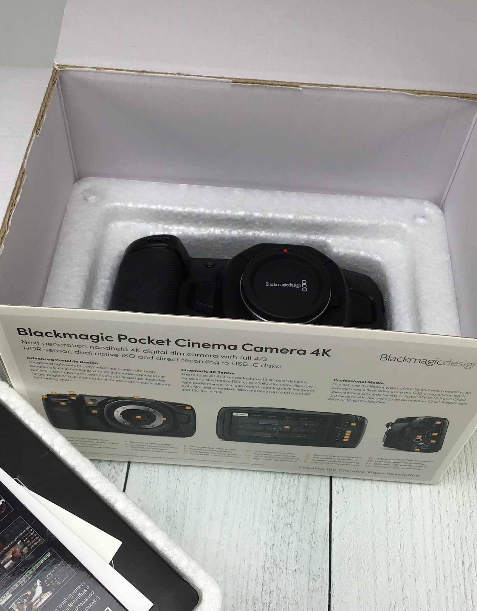 Blackmagic Design Blackmagic Pocket Cinema Camera 4K in Box Used EX