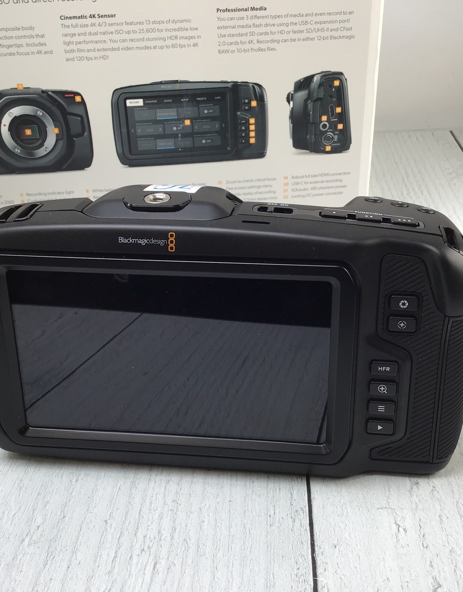 Blackmagic Design Blackmagic Pocket Cinema Camera 4K in Box Used EX