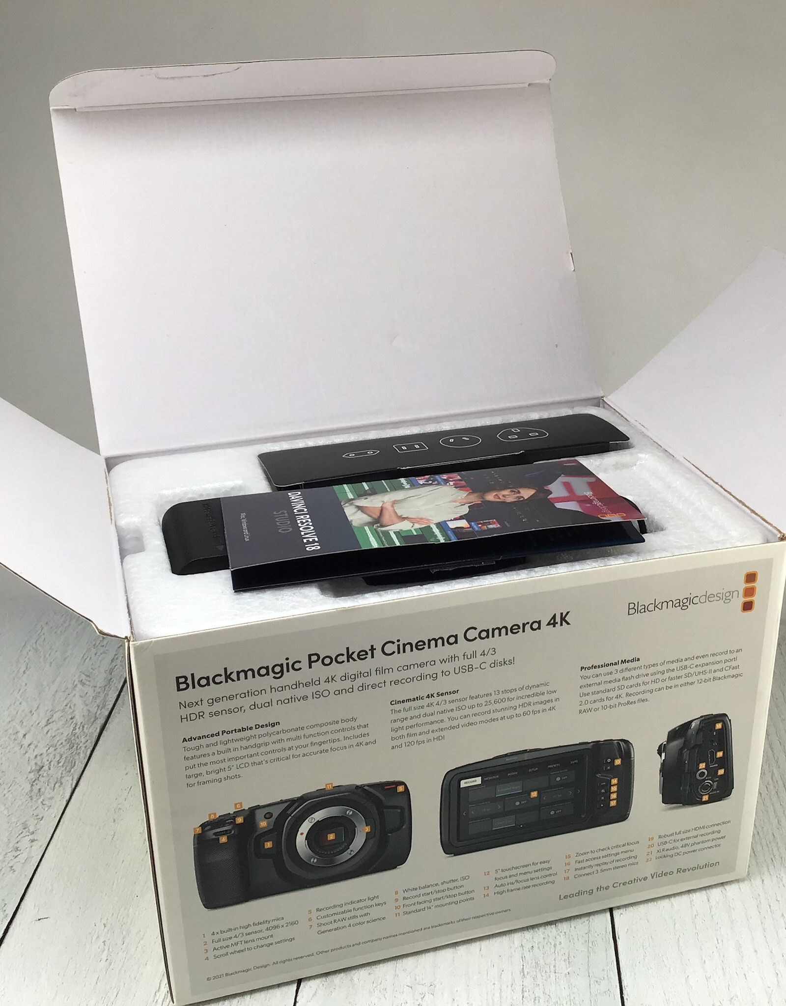 Blackmagic Design Blackmagic Pocket Cinema Camera 4K in Box Used EX