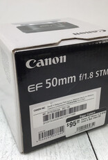 CANON Canon EF 50mm f1.8 STM Lens in Box Used EX