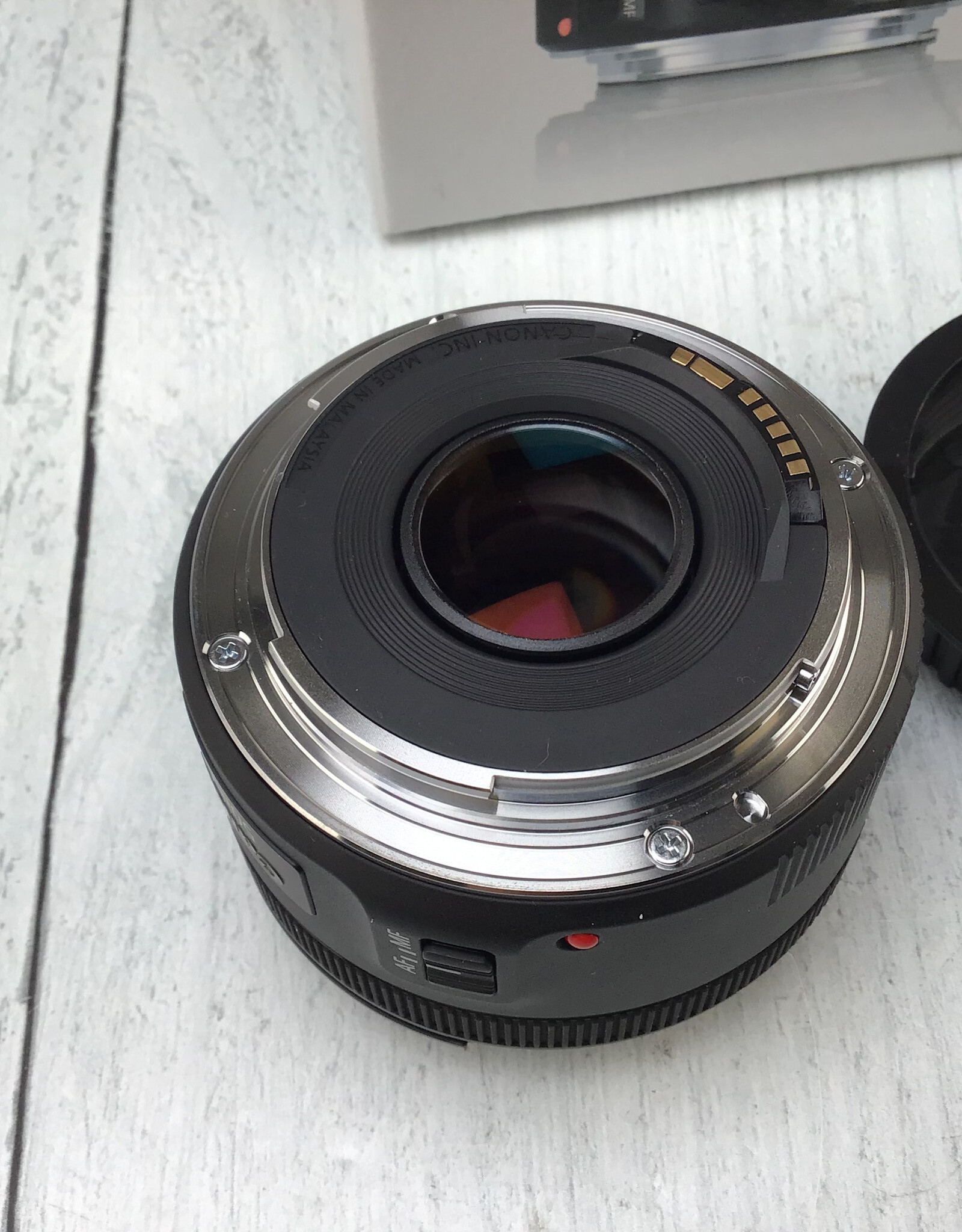 CANON Canon EF 50mm f1.8 STM Lens in Box Used EX