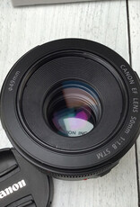CANON Canon EF 50mm f1.8 STM Lens in Box Used EX