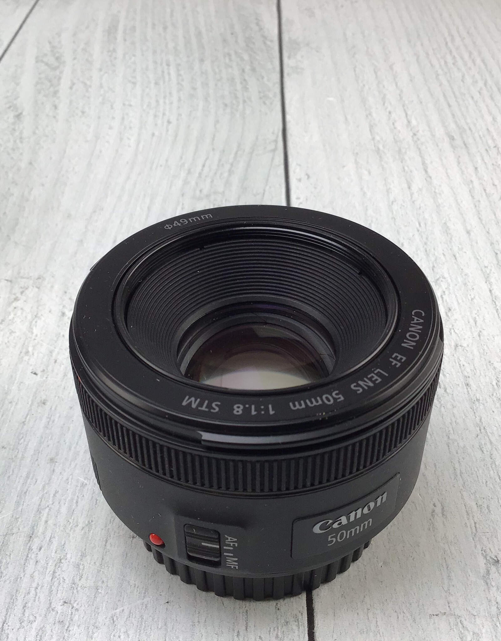 CANON Canon EF 50mm f1.8 STM Lens in Box Used EX