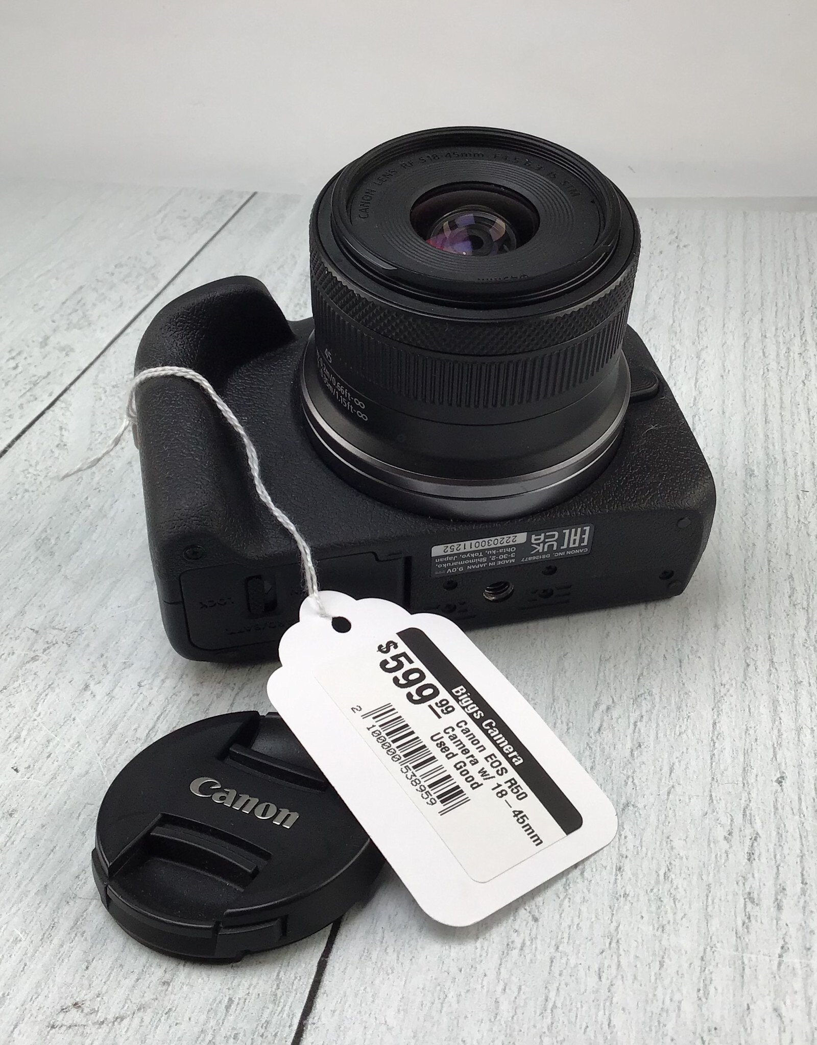 CANON Canon EOS R50 Camera w/ 18-45mm Used Good