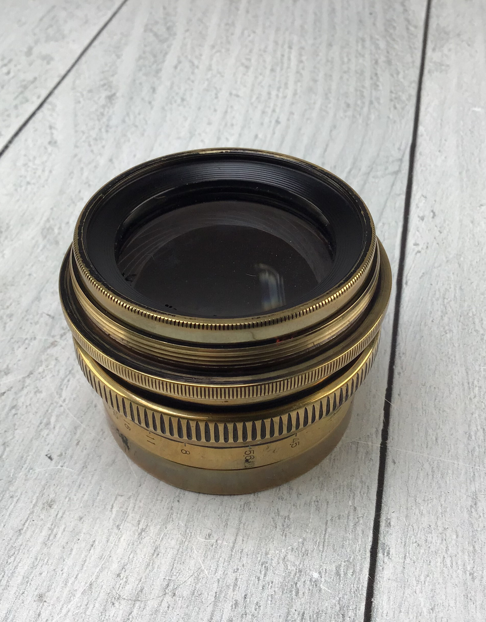 Yamasaki K. Yamasaki 21cm f4.5 Congo Brass Lens Used Fair