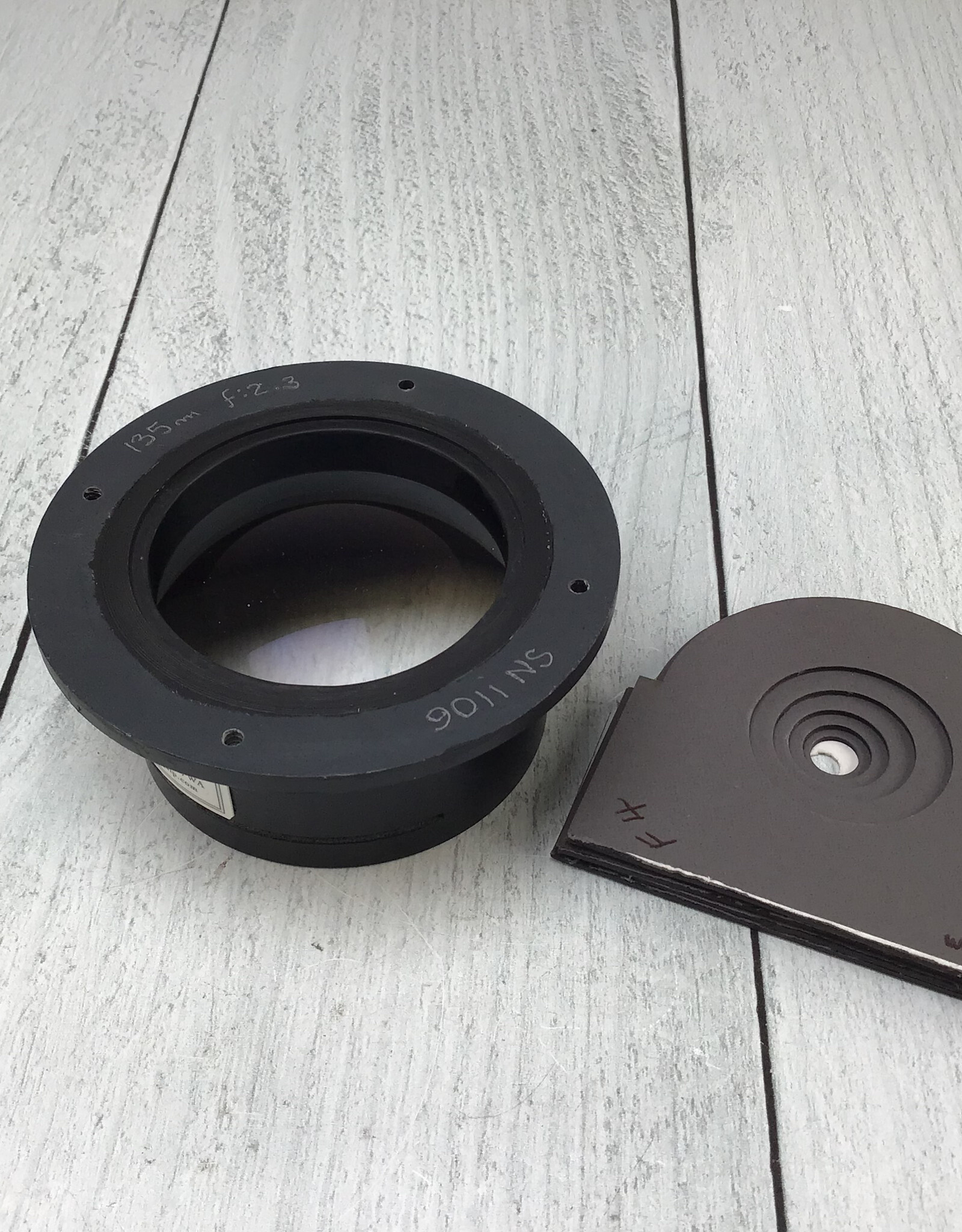 Wollaston Wollaston Meniscus Lens 135mm f2.3 w/ Stops Used Good