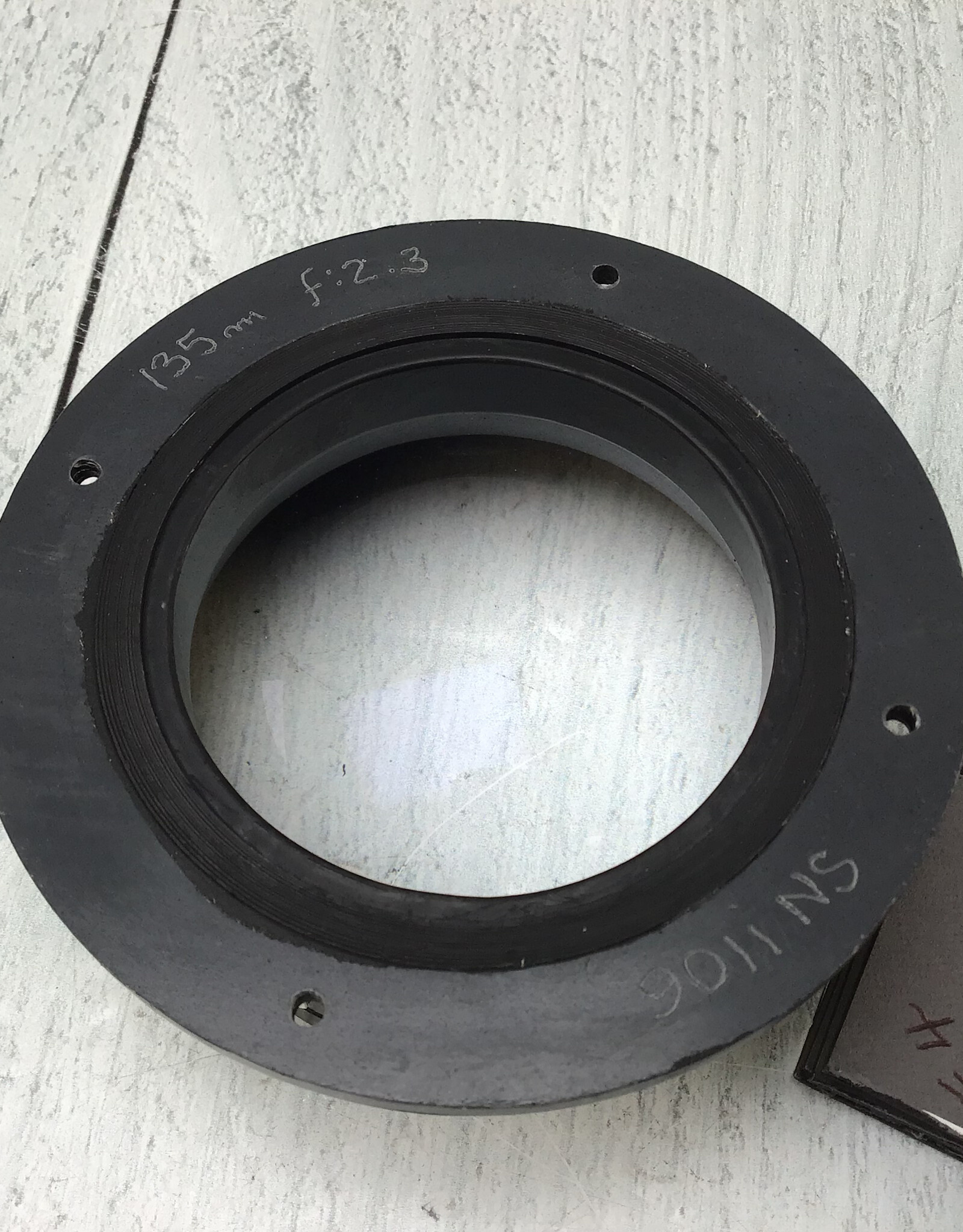 Wollaston Wollaston Meniscus Lens 135mm f2.3 w/ Stops Used Good