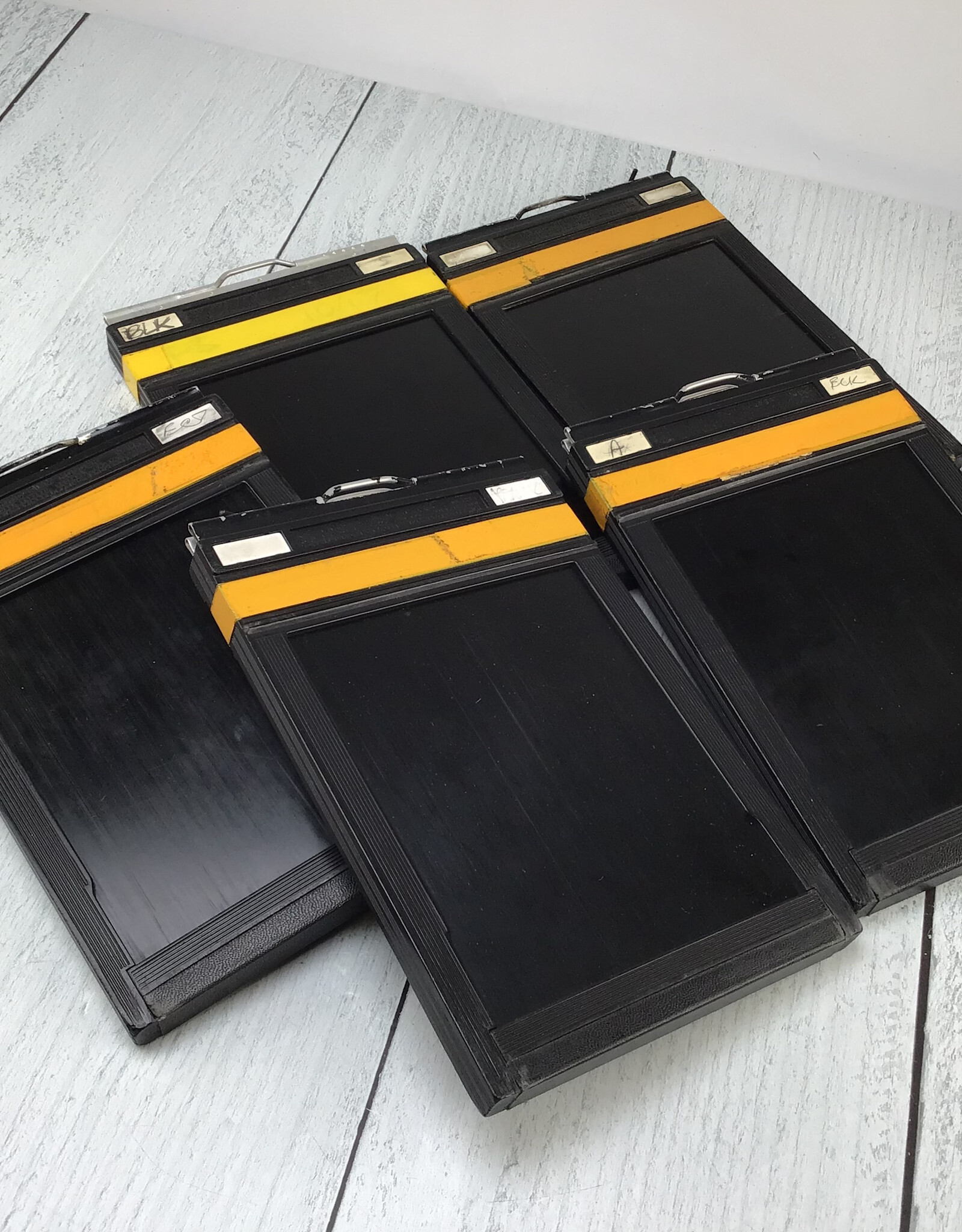 Graphic Graphic 4x5 Film Holders Lot of 5 Used Good