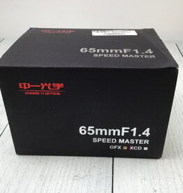 zhongyi Zhong Yi Speed Master 65mm f1.4 Lens for Fuji GFX in Box Used EX