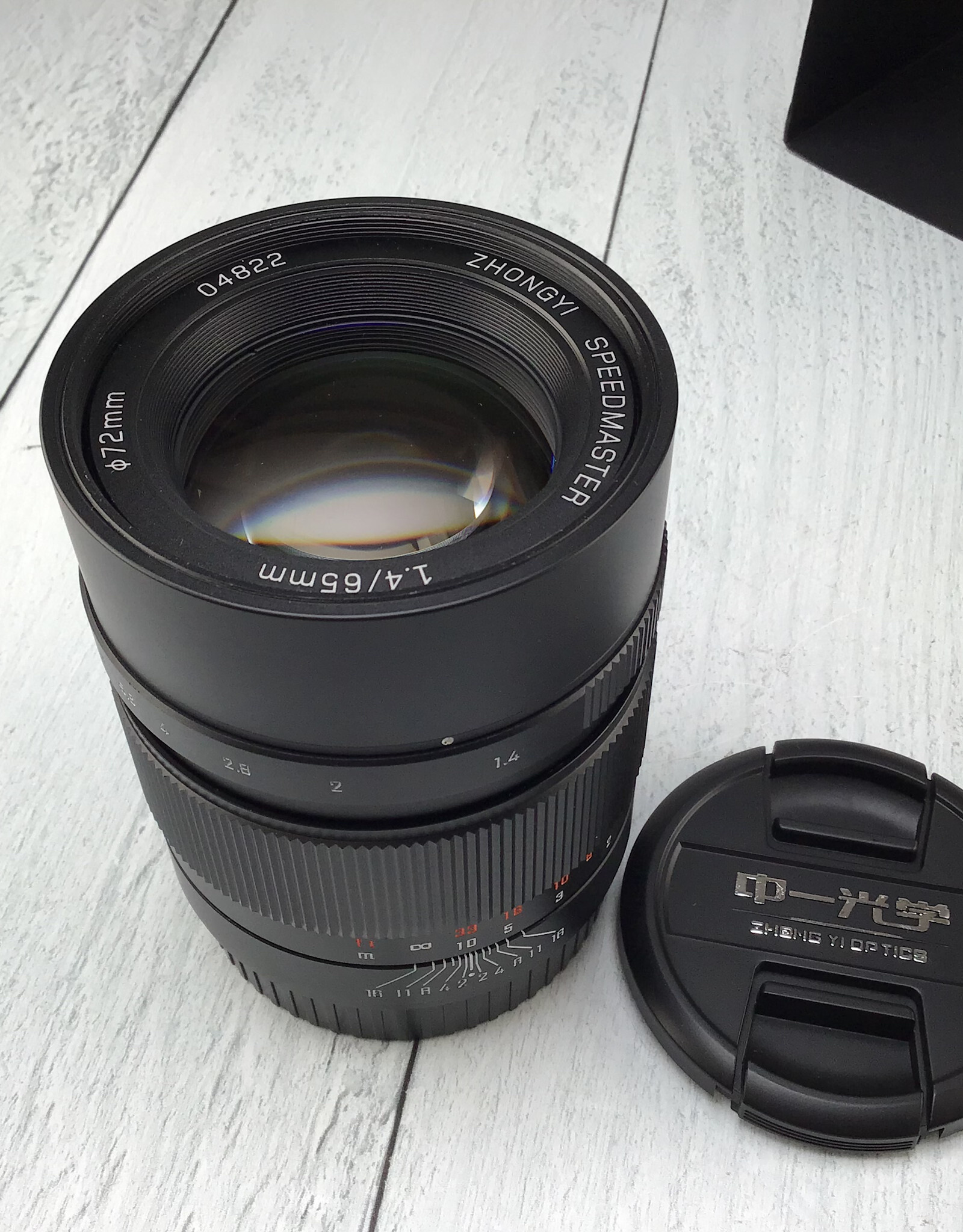 zhongyi Zhong Yi Speed Master 65mm f1.4 Lens for Fuji GFX in Box Used EX