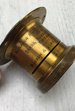 BauschLomb Sears 6" Brass Lens by Bausch & Lomb w/ Stops Used Fair
