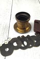 BauschLomb Sears 6" Brass Lens by Bausch & Lomb w/ Stops Used Fair