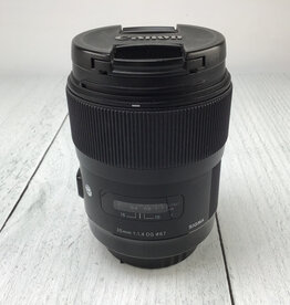 SIGMA Sigma Art 35mm f1.4 DG Lens for Canon EF Used Fair