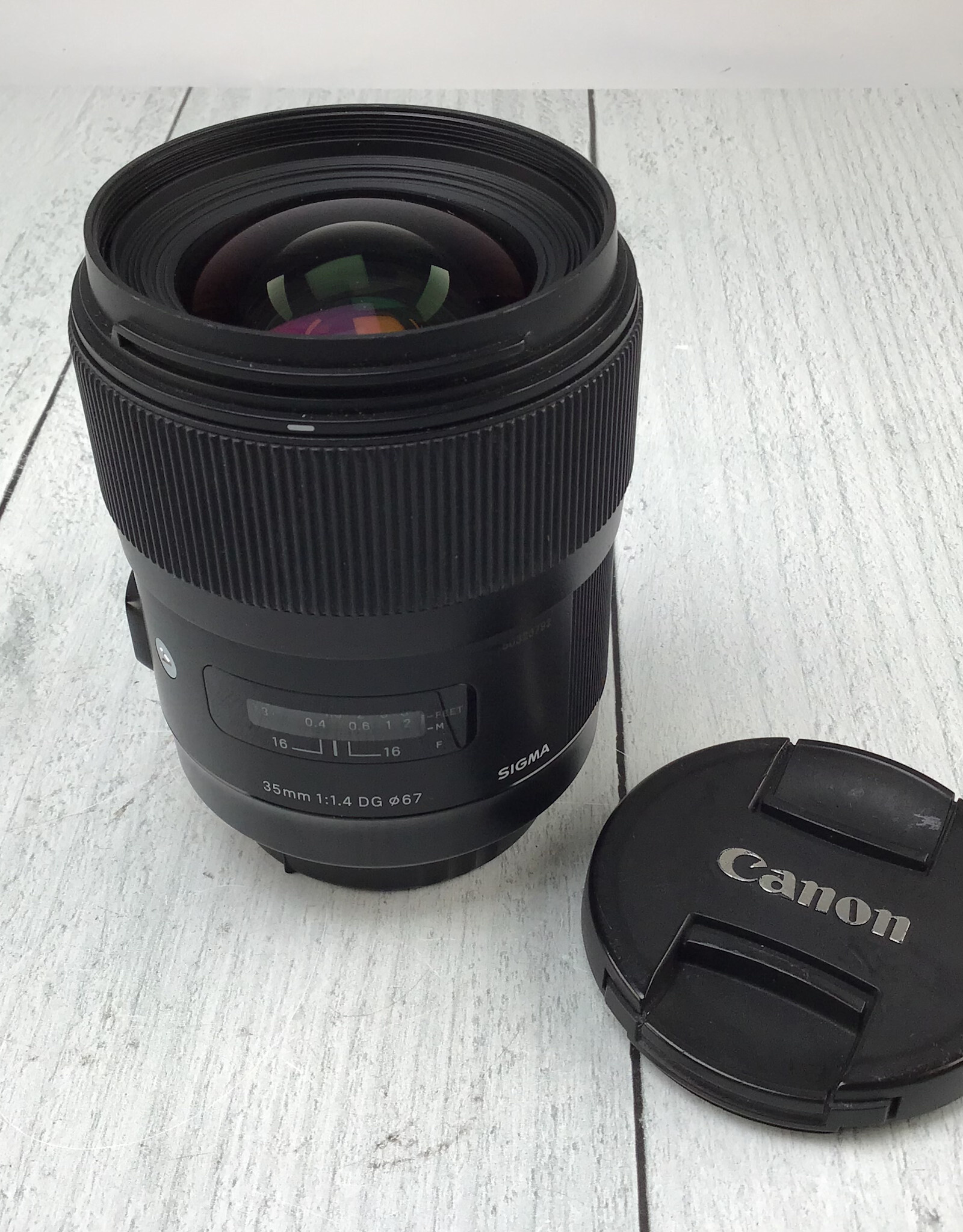 SIGMA Sigma Art 35mm f1.4 DG Lens for Canon EF Used Fair