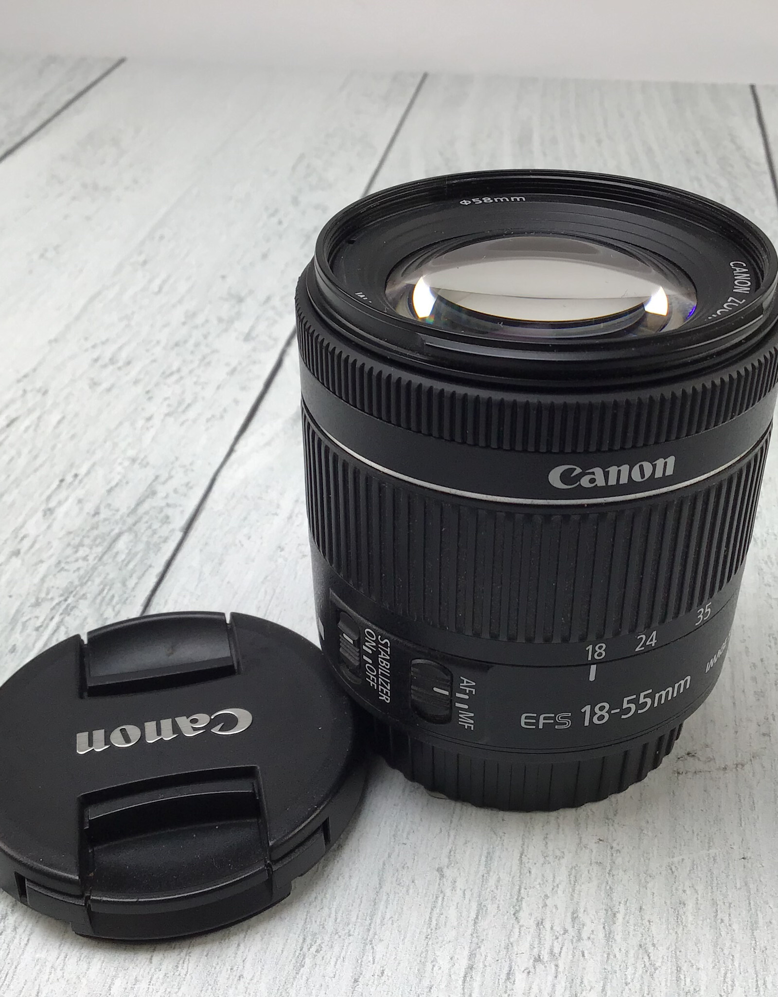 CANON Canon EF-S 18-55mm f4-5.6 IS STM Lens Used Good