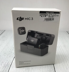 DJI DJI Mic 3 (2 TX + 1 RX + Charging Case) OPEN BOX "LN"