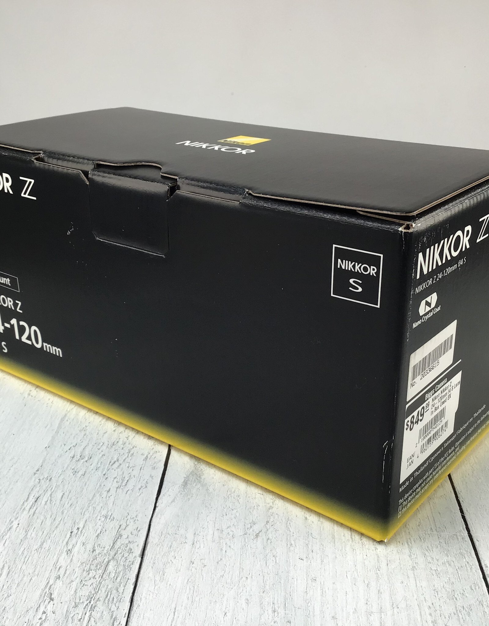 NIKON Nikon Nikkor Z 24-120mm f4 S Lens In Box Used EX