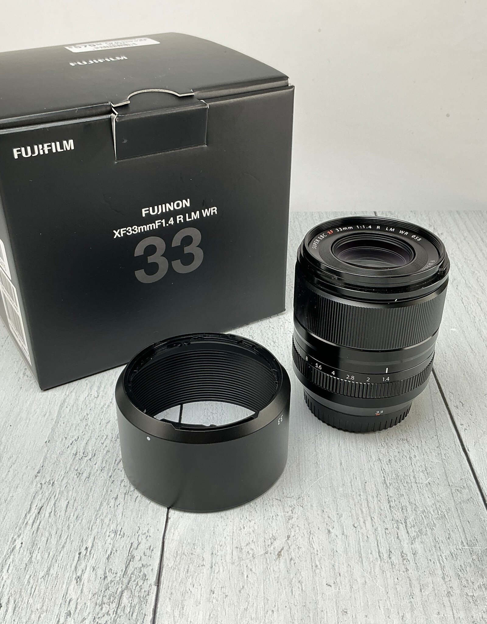 FUJI Fuji XF 33mm f1.4 R LM WR Lens in Box Used EX