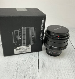 ttartisan TTartisan 75mm f1.5 Lens for M42 Mount in Box Used EX