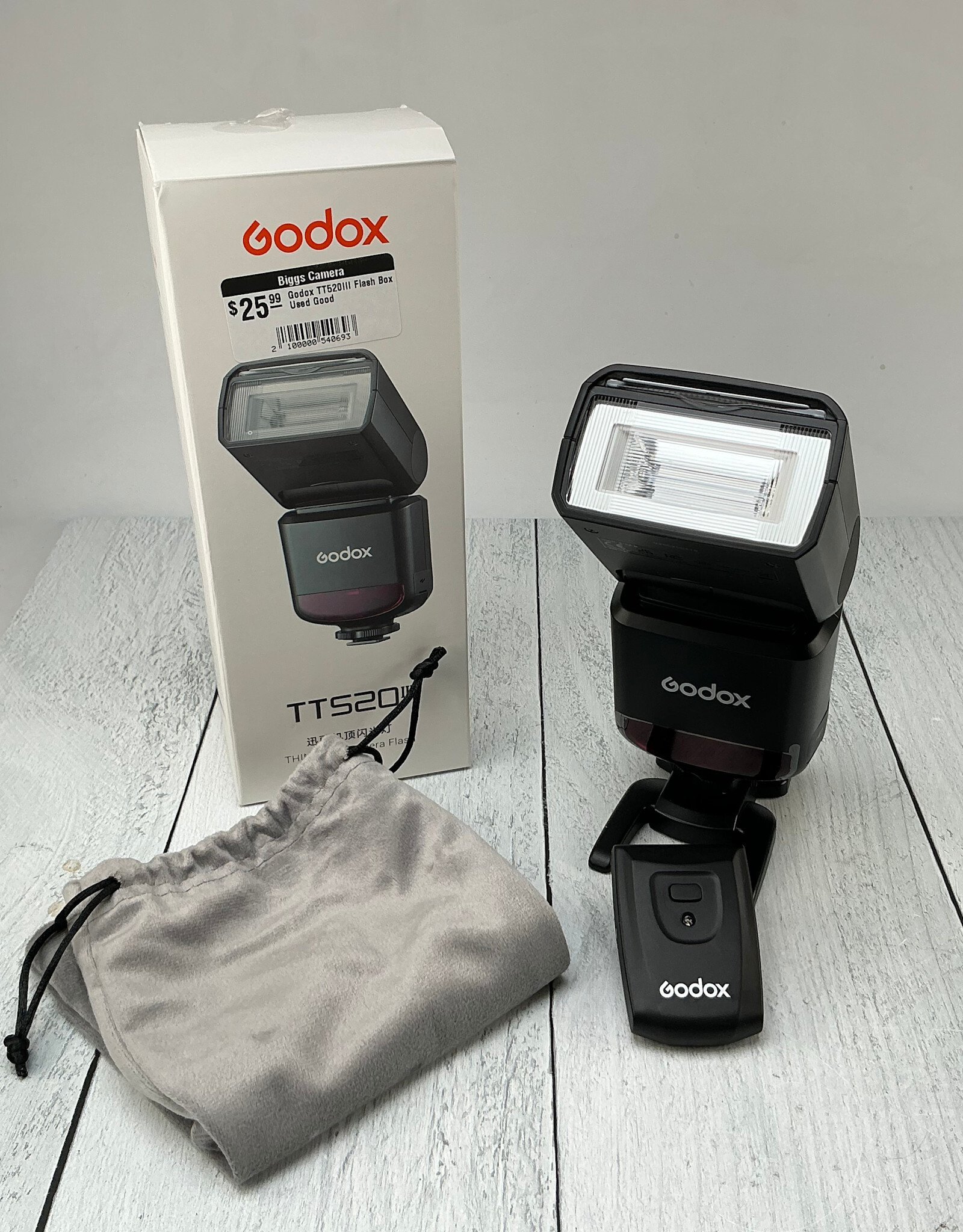 GODOX Godox TT520III Flash Box Used Good