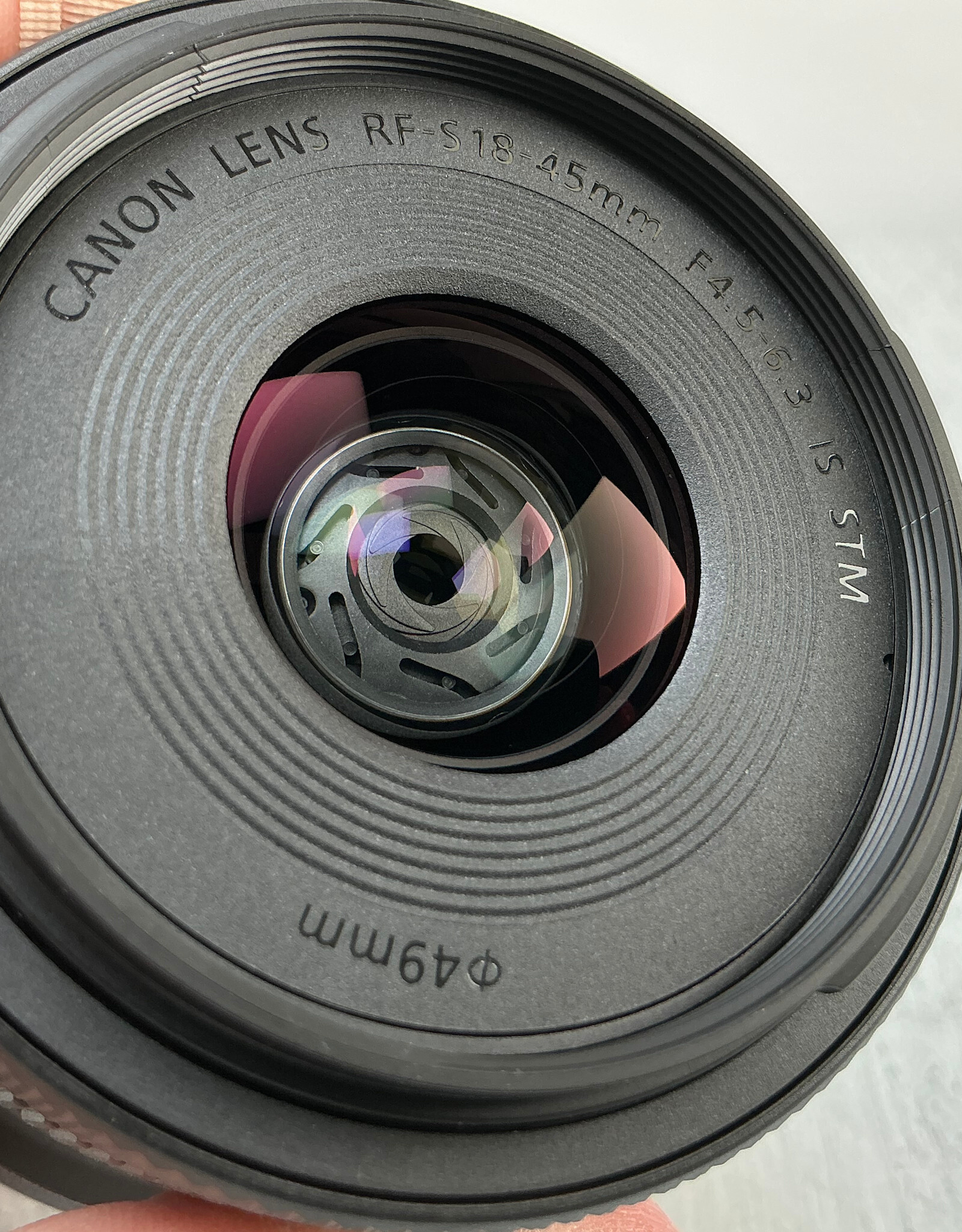 CANON Canon RF-S 18-45mm f4.5-6.3 IS STM Lens Used Good