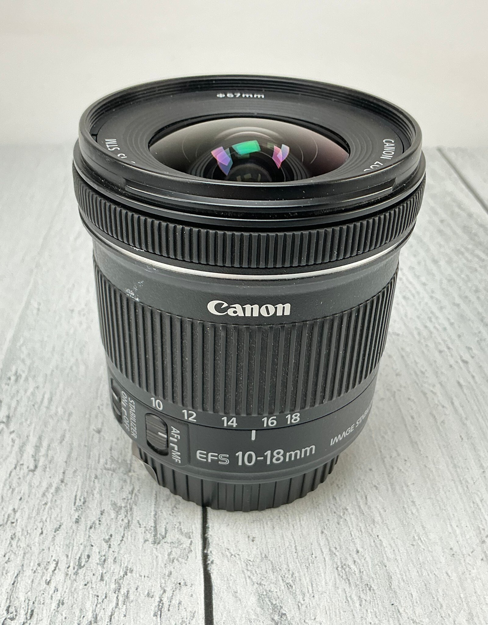 CANON Canon EF-S 10-18mm f4.5-5.6 IS STM Lens Used Good