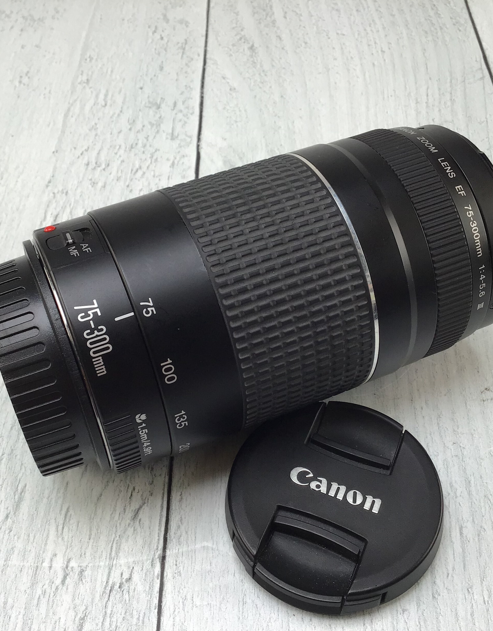 CANON Canon EF 75-300mm f4.5-5.6 III Lens Used Fair