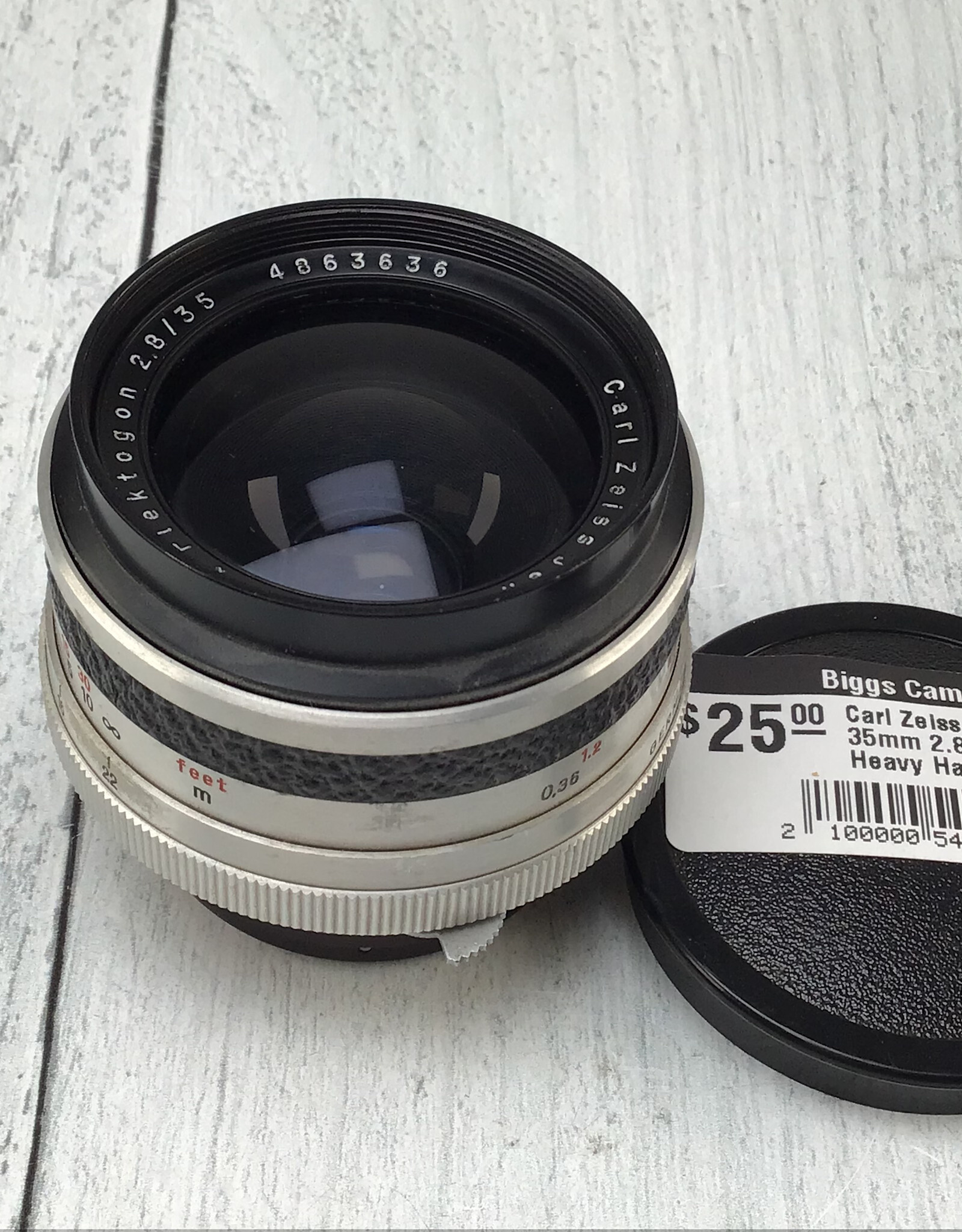 Praktika Carl Zeiss flextogon 35mm 2.8 for Praktina Heavy Haze Used AS IS