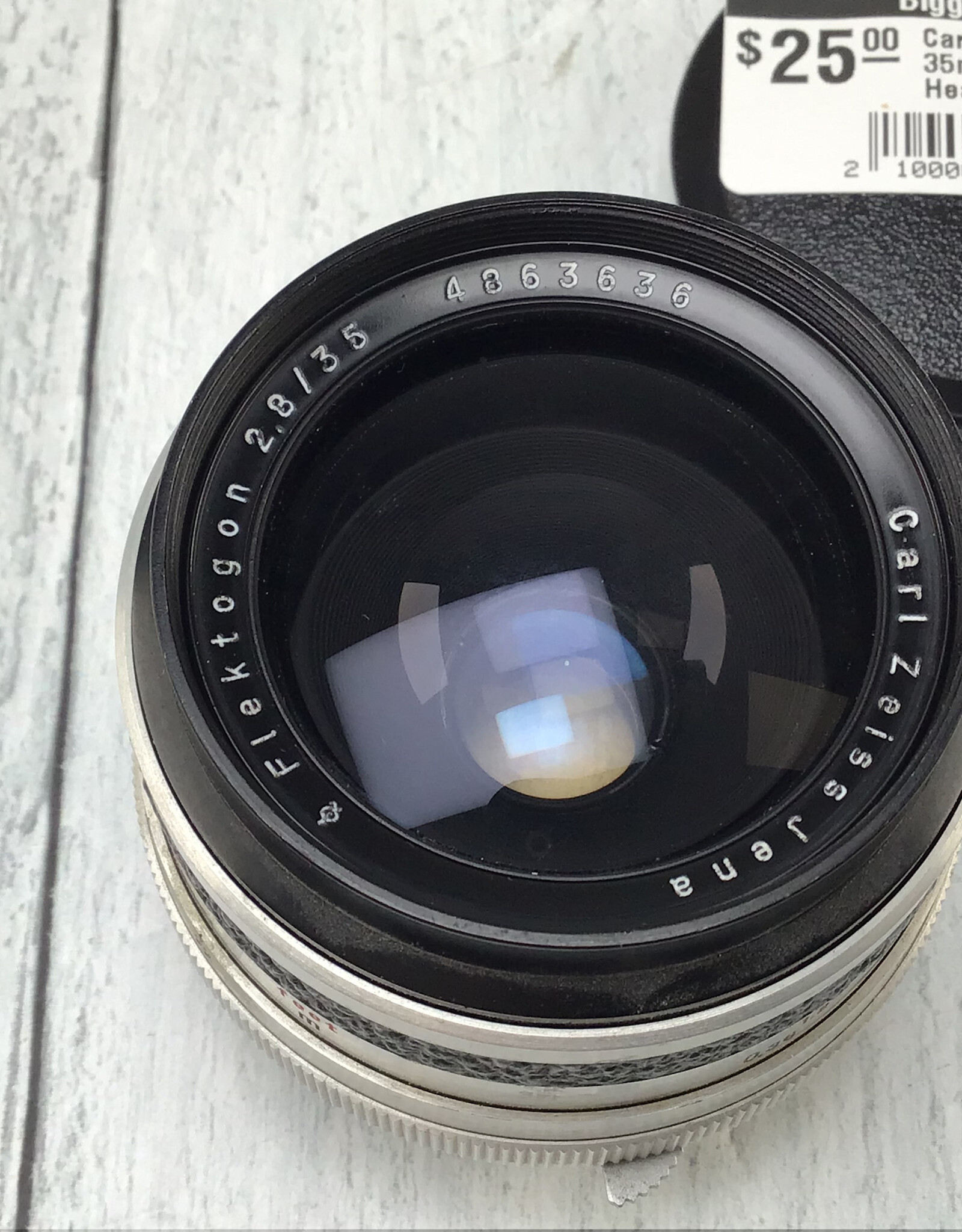 Praktika Carl Zeiss flextogon 35mm 2.8 for Praktina Heavy Haze Used AS IS