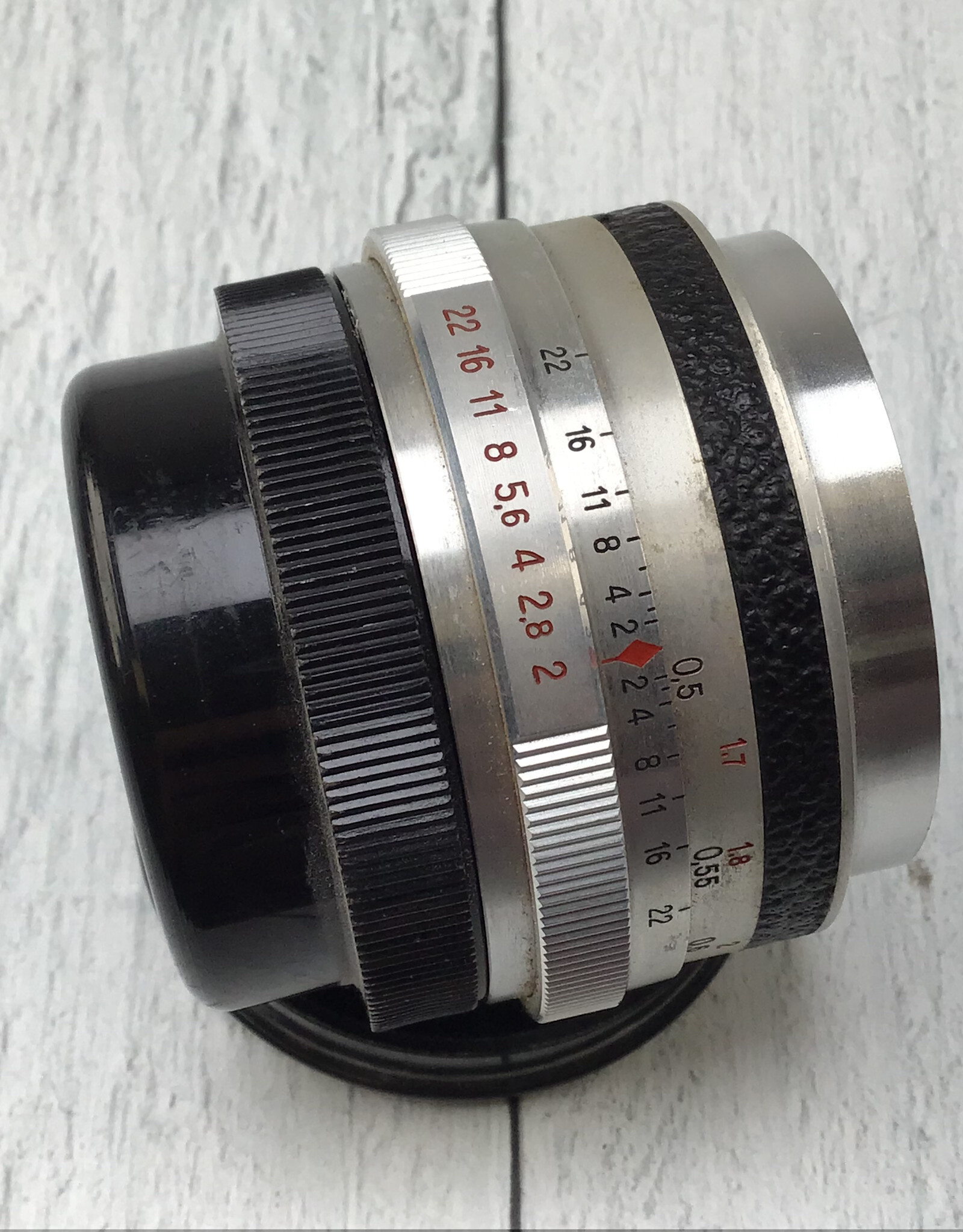 Praktika Carl Zeiss Jena Flexon 50mm  f2 Lens for Praktika Heavy Haze Used AS IS