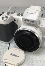 NIKON Nikon 1 V2 Camera Black w/ 10mm f2.8 No Battery or Charger Used Good