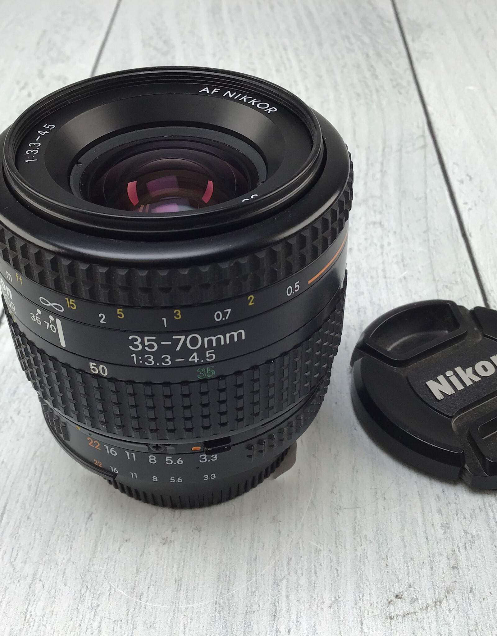 NIKON Nikon AF Nikkor 35-70mm f3.3-4.5 Lens Used Good