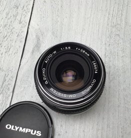OLYMPUS Olympus Auto-W 28mm f3.5 Lens Used Good
