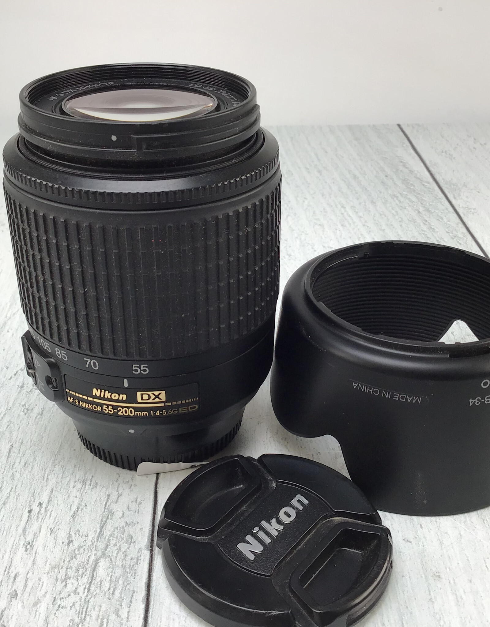 NIKON Nikon DX AF-S Nikkor 55-200mm f4-5.6 G Lens Used Good