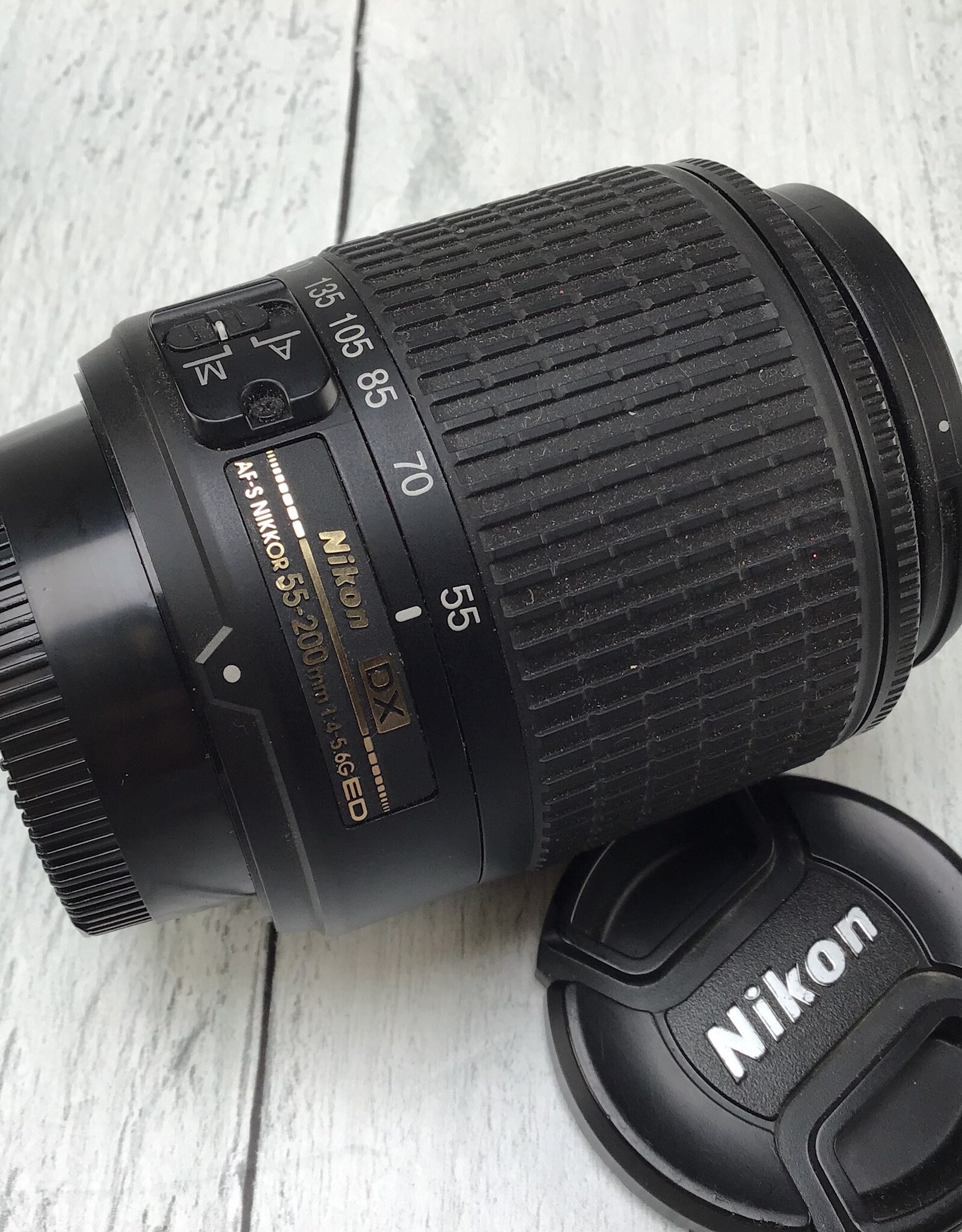 NIKON Nikon DX AF-S Nikkor 55-200mm f4-5.6 G Lens Used Good