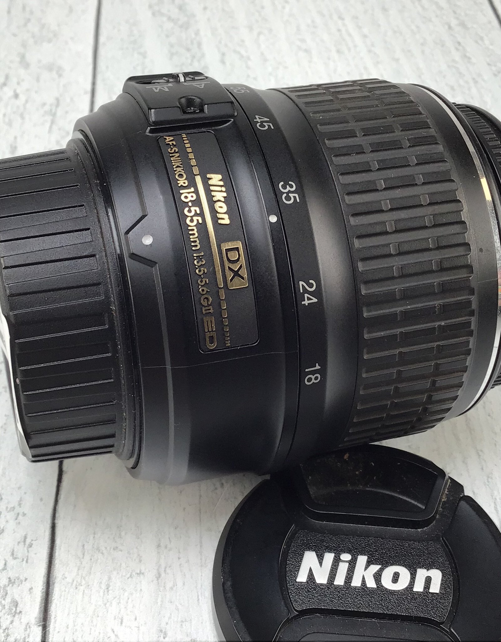 NIKON Nikon AF-S DX Nikkor 18-55mm f3.5-5.6 G II Lens Used Good
