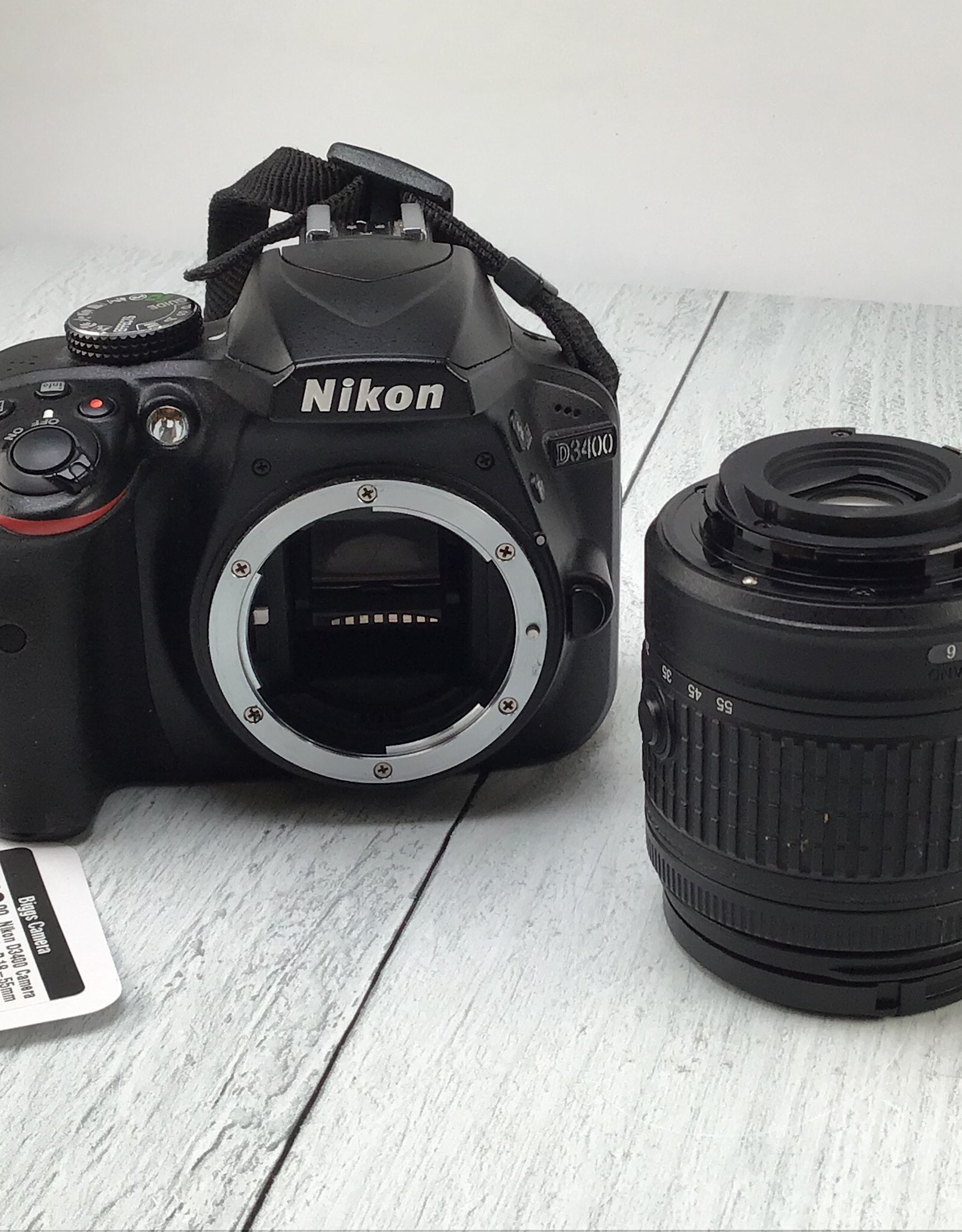 NIKON Nikon D3400 Camera w/ AF-P 18-55mm VR Used Good