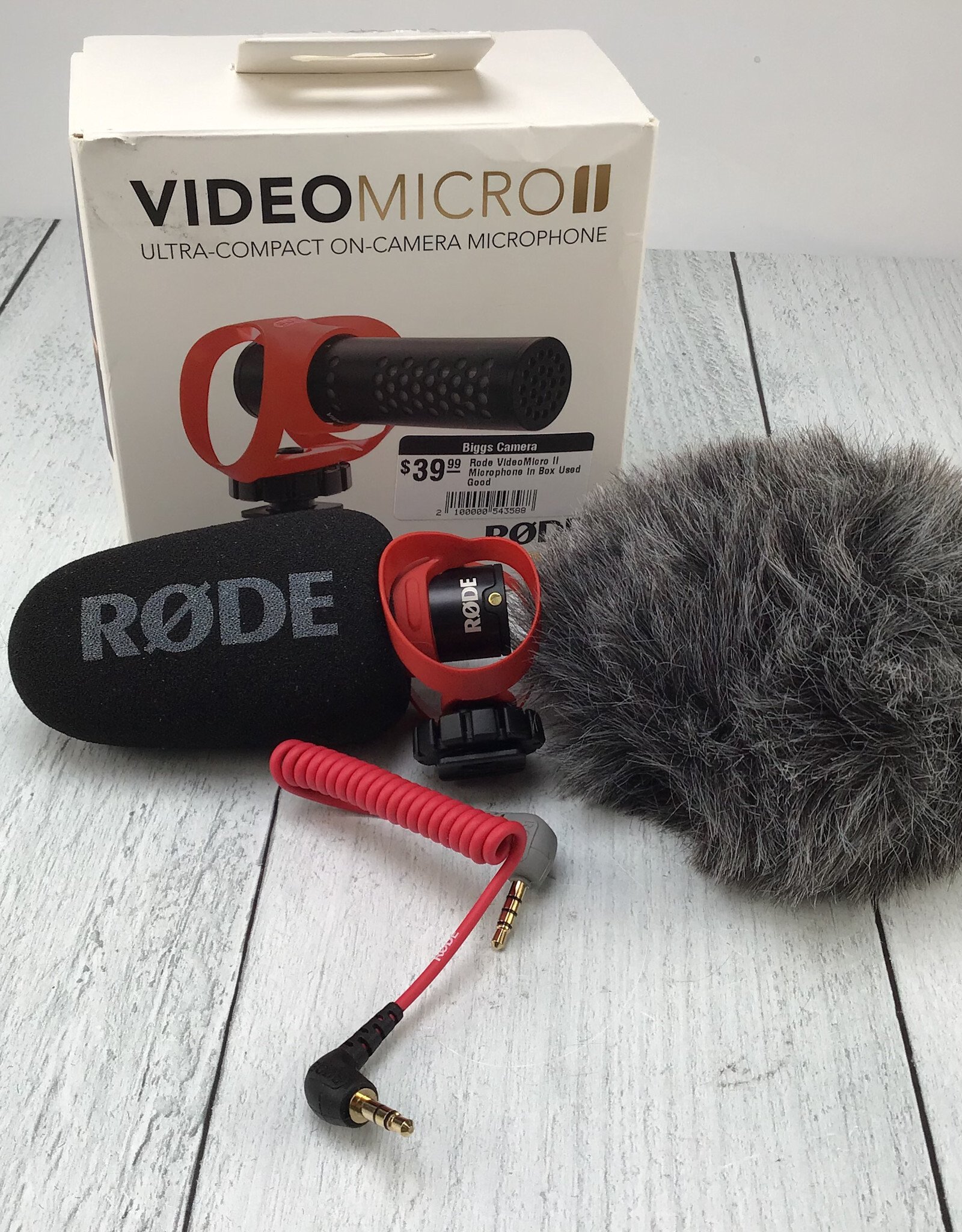 RODE Rode VideoMicro II Microphone in Box Used Good