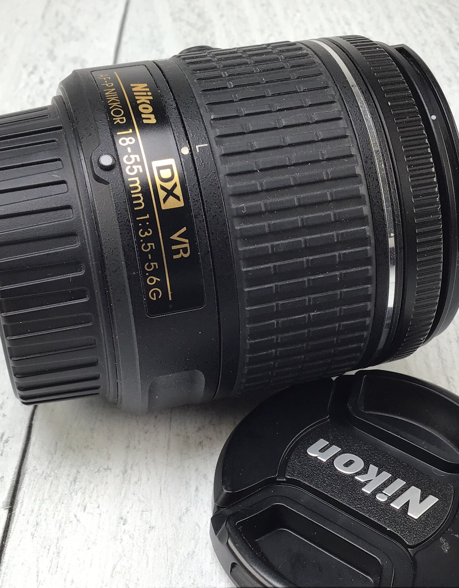 NIKON Nikon AF-P 18-55mm f3.5-5.6 G VR Lens Used Good