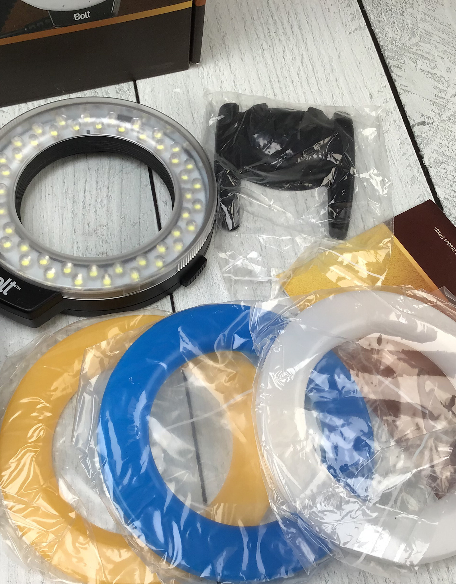 Bolt Bolt VM-110 LED Macro Ring Light in Box Used Good