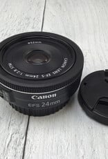 CANON Canon EFS 24mm f2.8 STM Lens Used Good