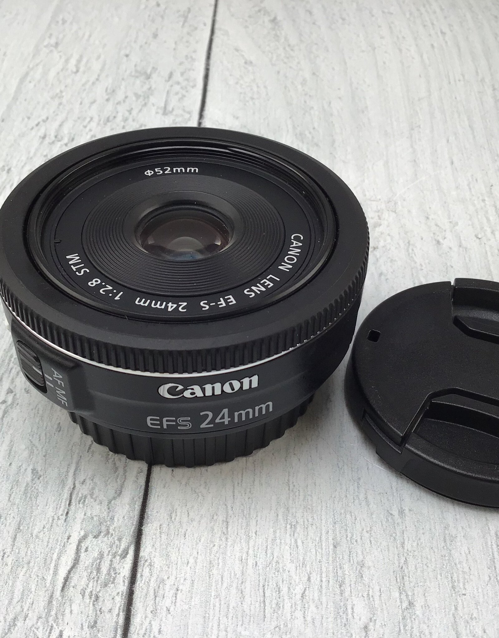 CANON Canon EFS 24mm f2.8 STM Lens Used Good